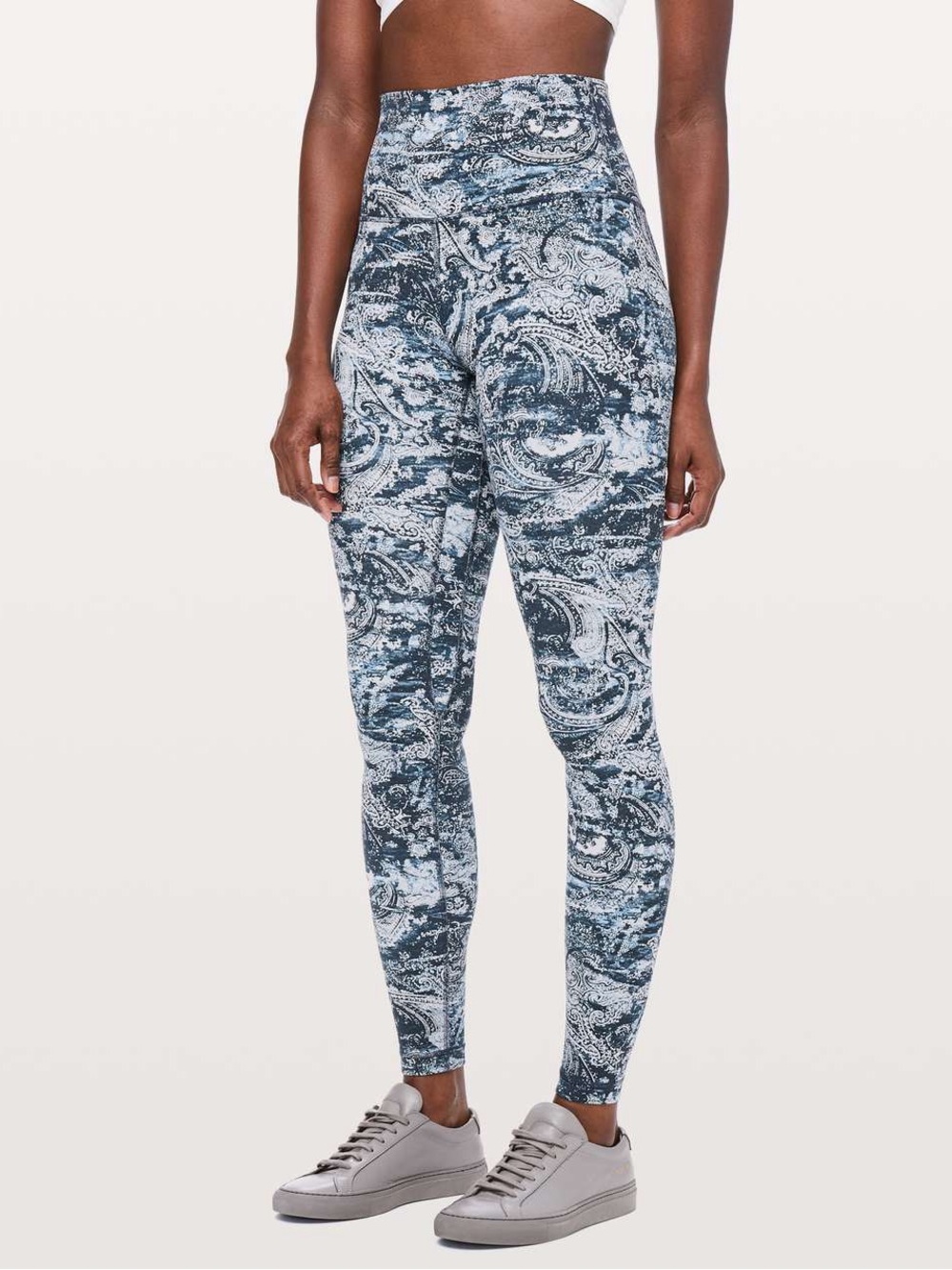 Lululemon Align Pant *Full Length 28" Paisley Glaze Multi Blue Leggings